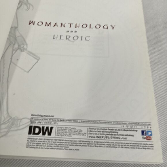 Womanthology: Heroic (2012, IDW Hardcover) TPB 1st Print - Picture 2 of 7